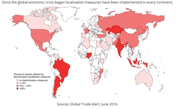 Weltkarte Lokalisierungsregeln